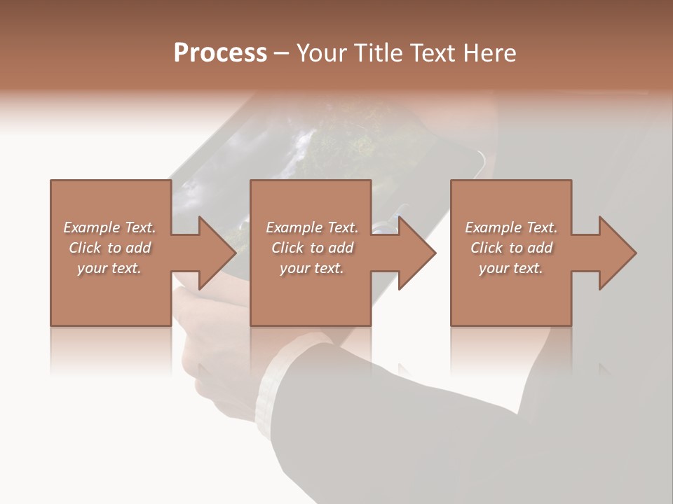 Touch Motion Phone PowerPoint Template