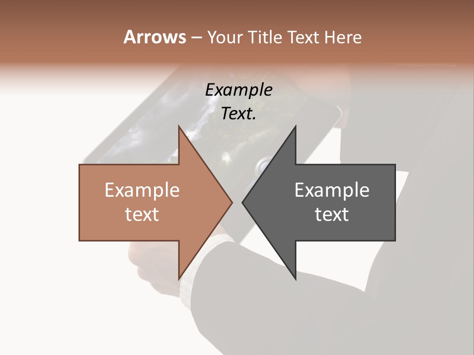 Touch Motion Phone PowerPoint Template
