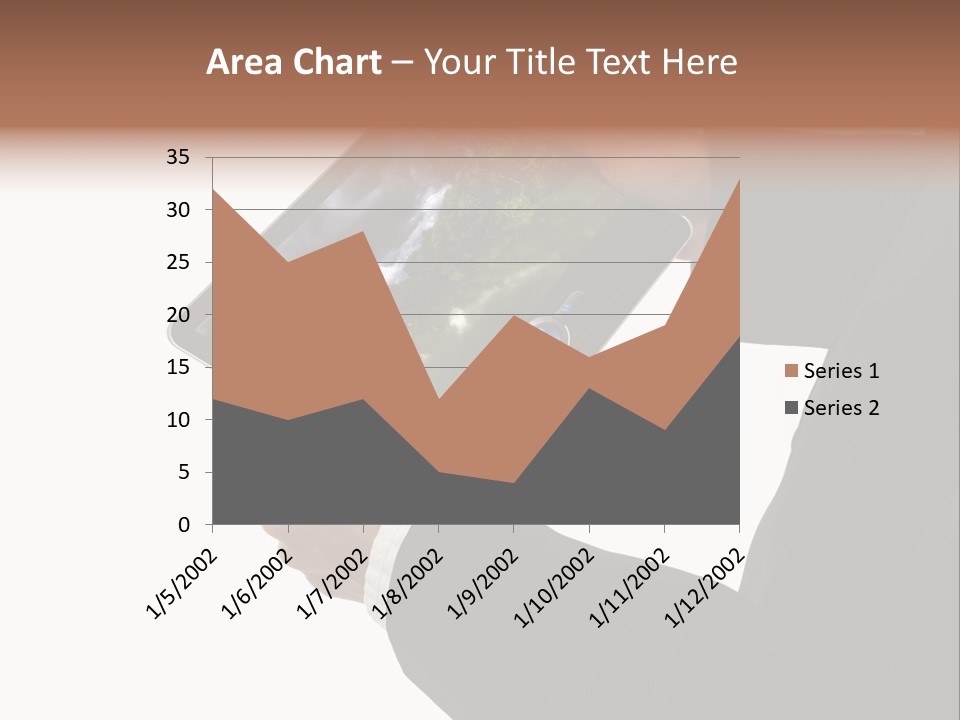 Touch Motion Phone PowerPoint Template