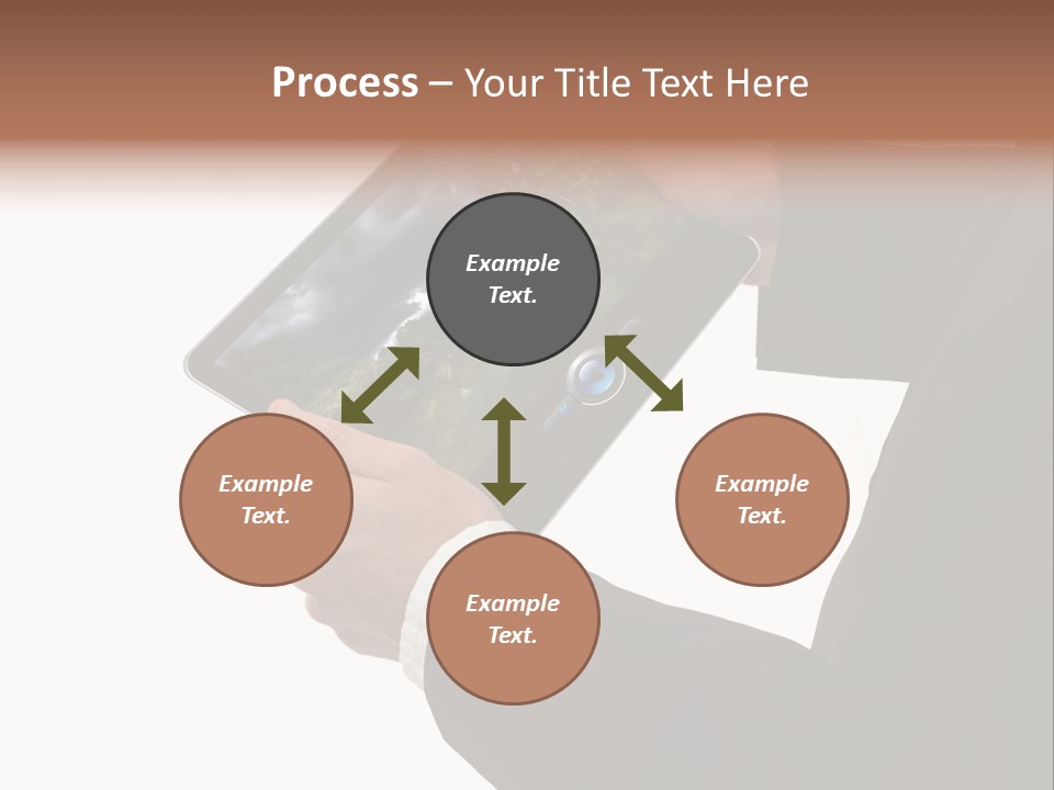 Touch Motion Phone PowerPoint Template