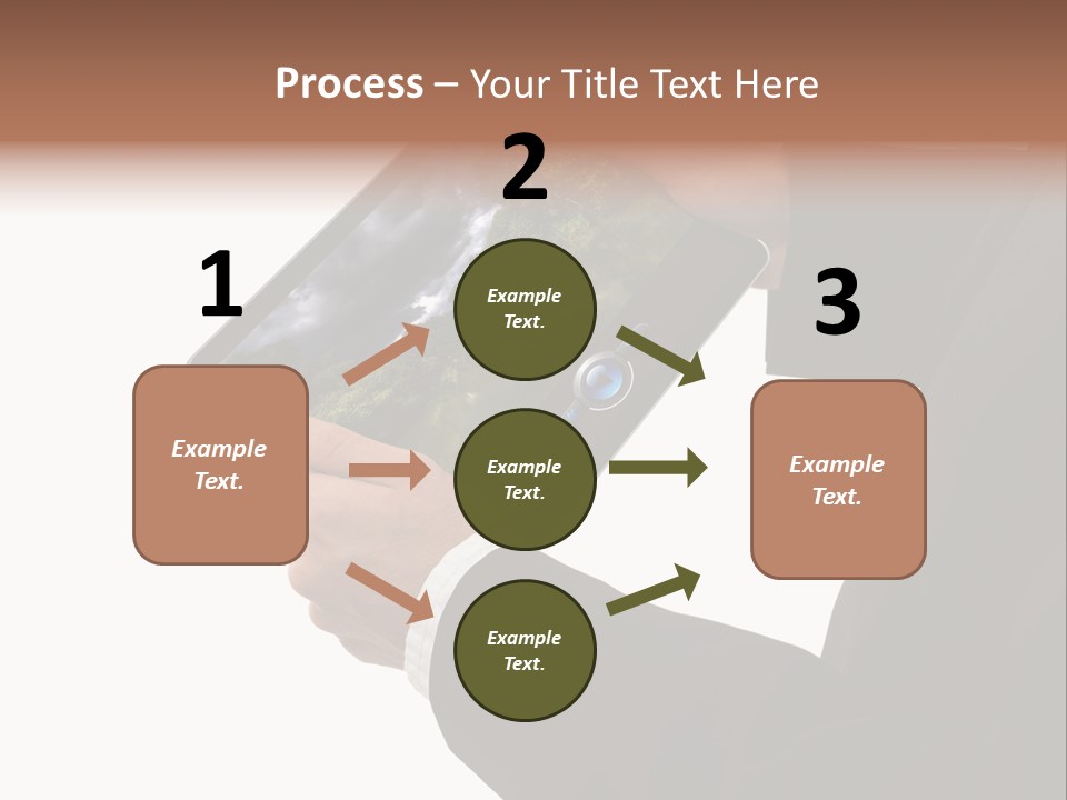 Touch Motion Phone PowerPoint Template