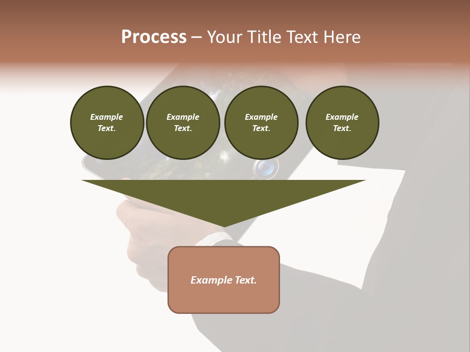 Touch Motion Phone PowerPoint Template