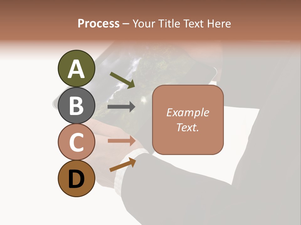 Touch Motion Phone PowerPoint Template