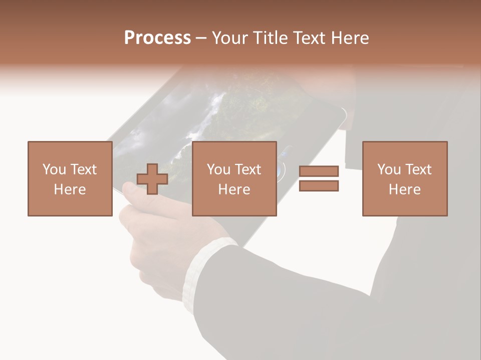 Touch Motion Phone PowerPoint Template