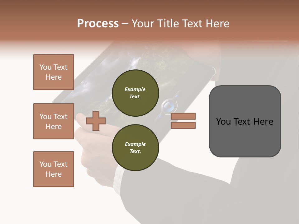Touch Motion Phone PowerPoint Template