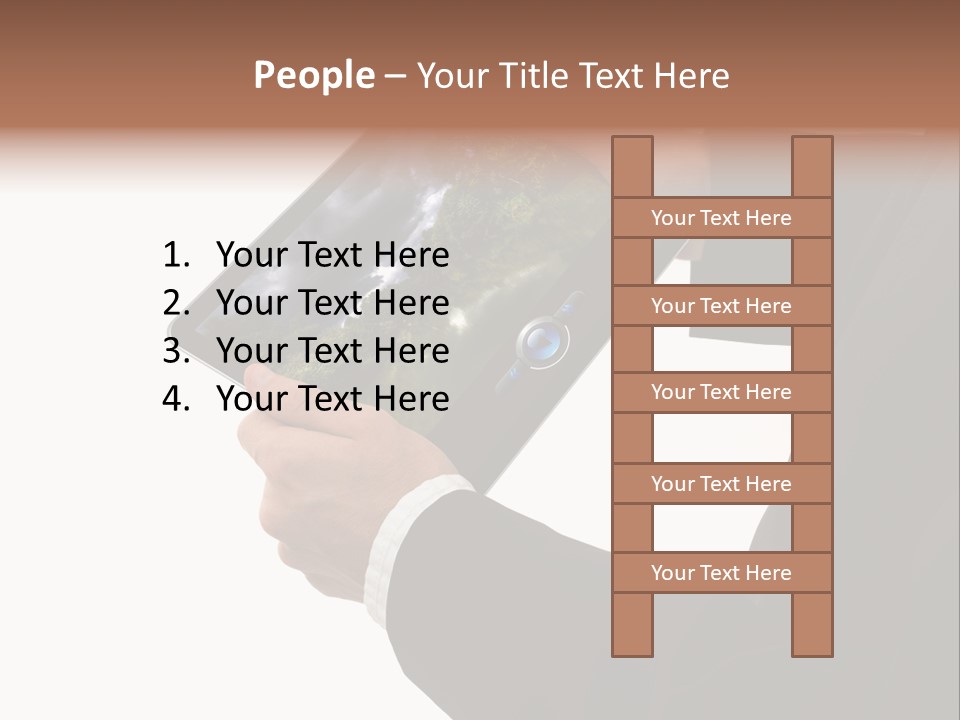 Touch Motion Phone PowerPoint Template