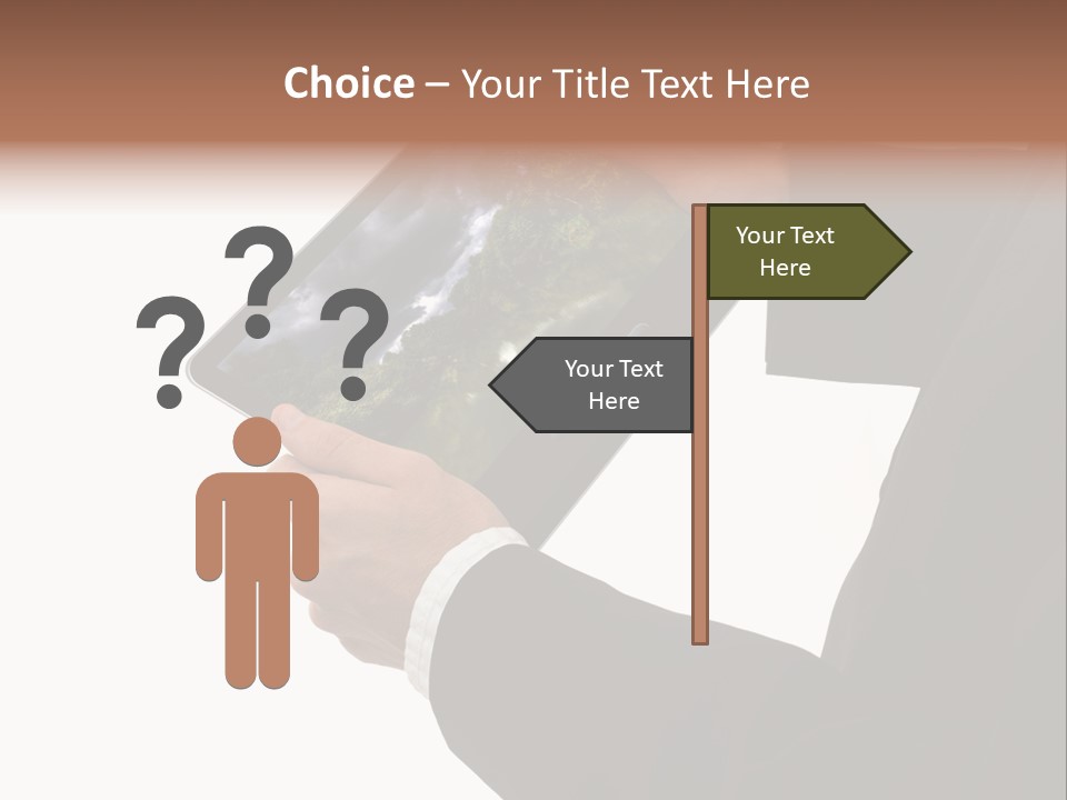 Touch Motion Phone PowerPoint Template