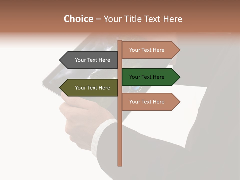 Touch Motion Phone PowerPoint Template