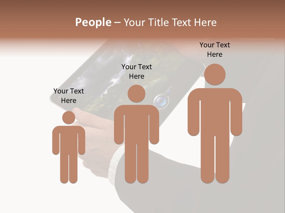 Touch Motion Phone PowerPoint Template