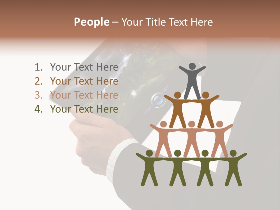 Touch Motion Phone PowerPoint Template