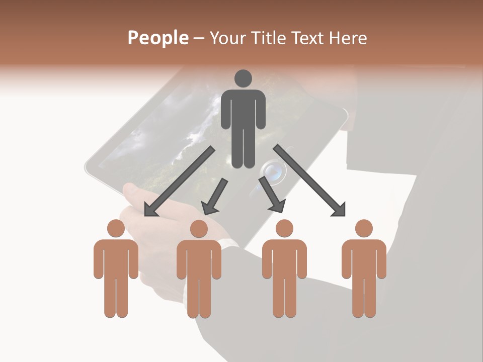 Touch Motion Phone PowerPoint Template