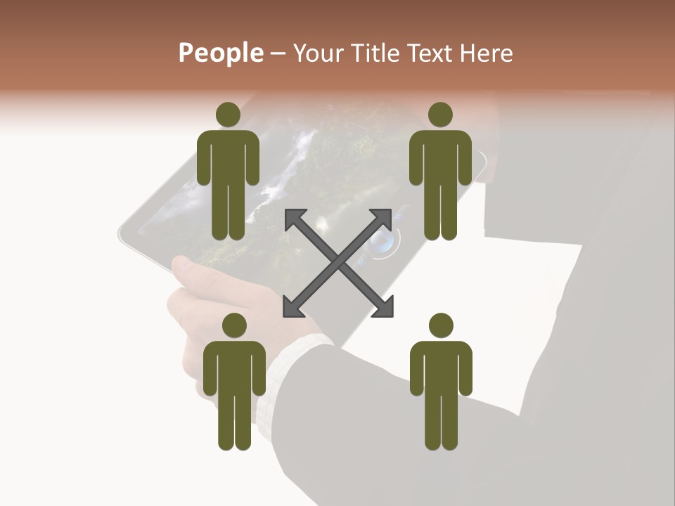 Touch Motion Phone PowerPoint Template