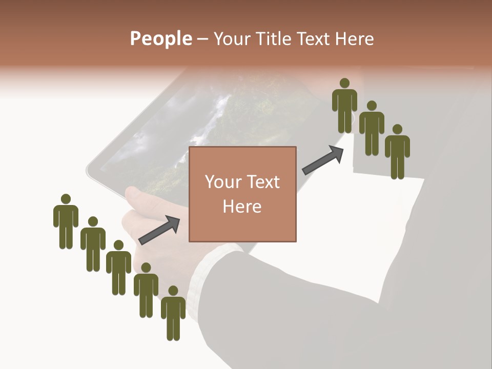 Touch Motion Phone PowerPoint Template