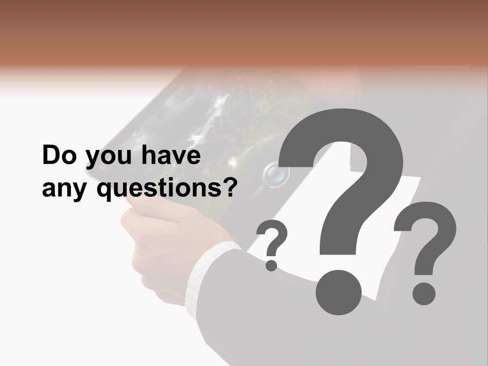 Touch Motion Phone PowerPoint Template