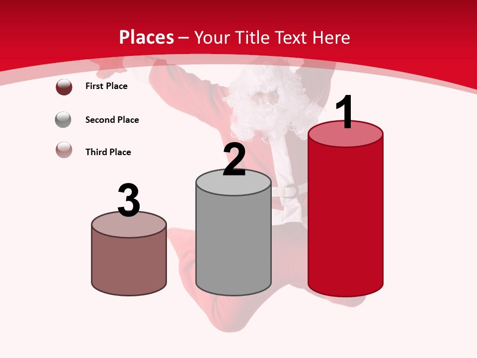 December Hip Hop Dancer PowerPoint Template