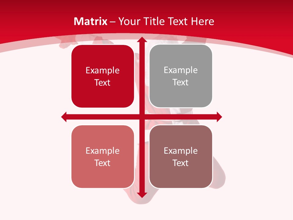 December Hip Hop Dancer PowerPoint Template