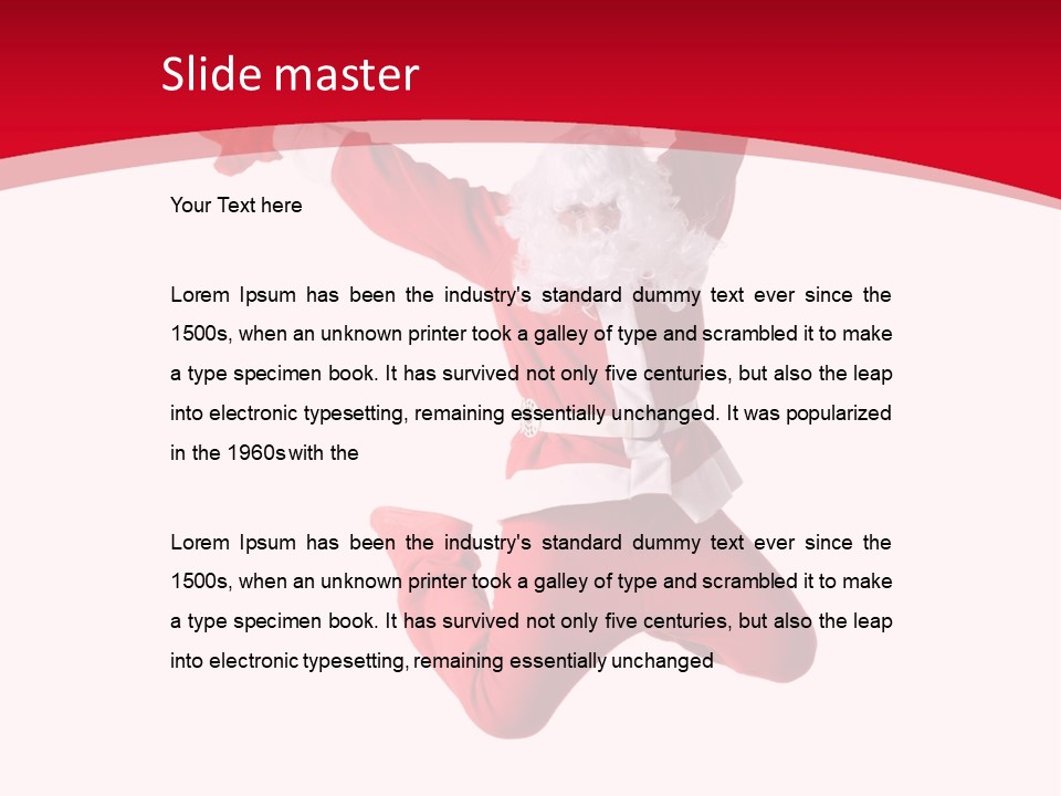 December Hip Hop Dancer PowerPoint Template