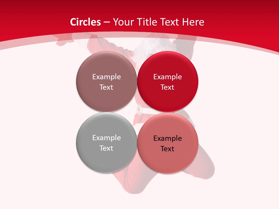 December Hip Hop Dancer PowerPoint Template