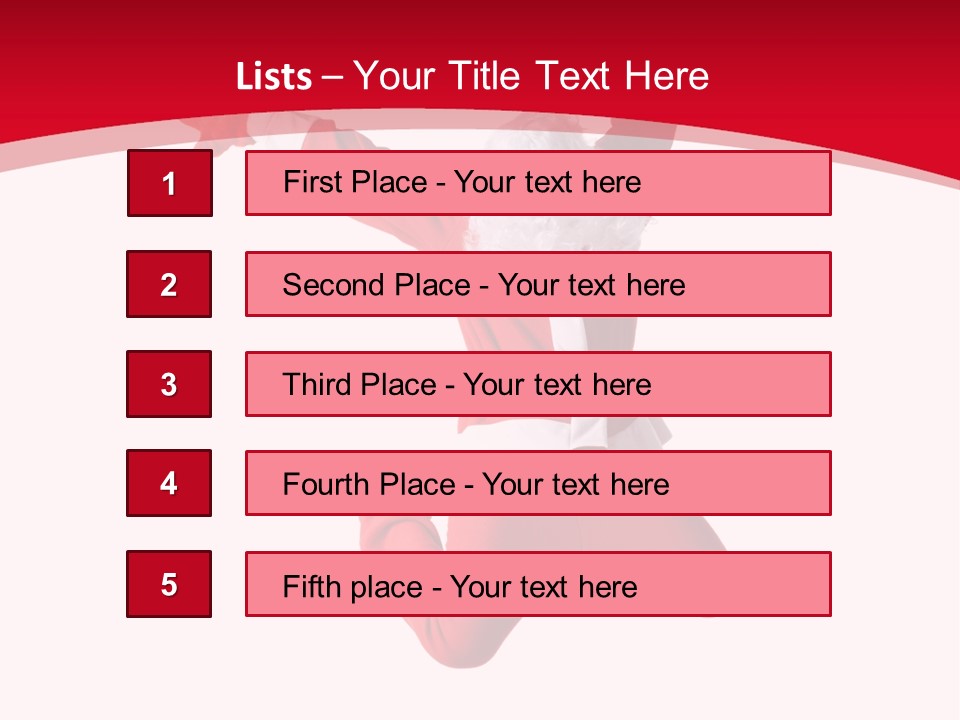 December Hip Hop Dancer PowerPoint Template