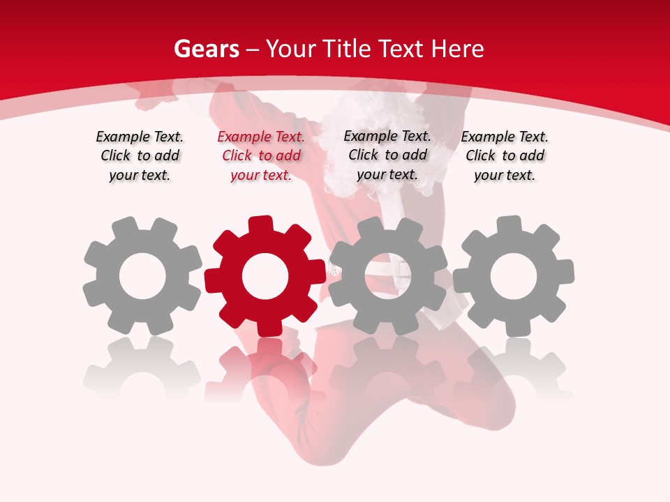 December Hip Hop Dancer PowerPoint Template