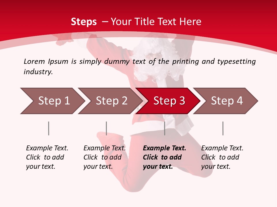 December Hip Hop Dancer PowerPoint Template