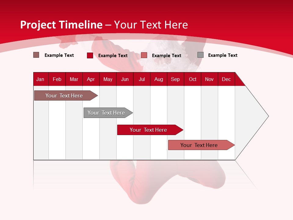 December Hip Hop Dancer PowerPoint Template