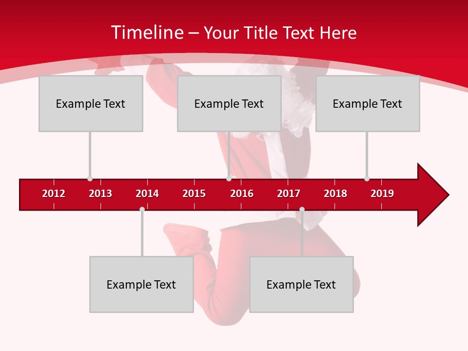 December Hip Hop Dancer PowerPoint Template