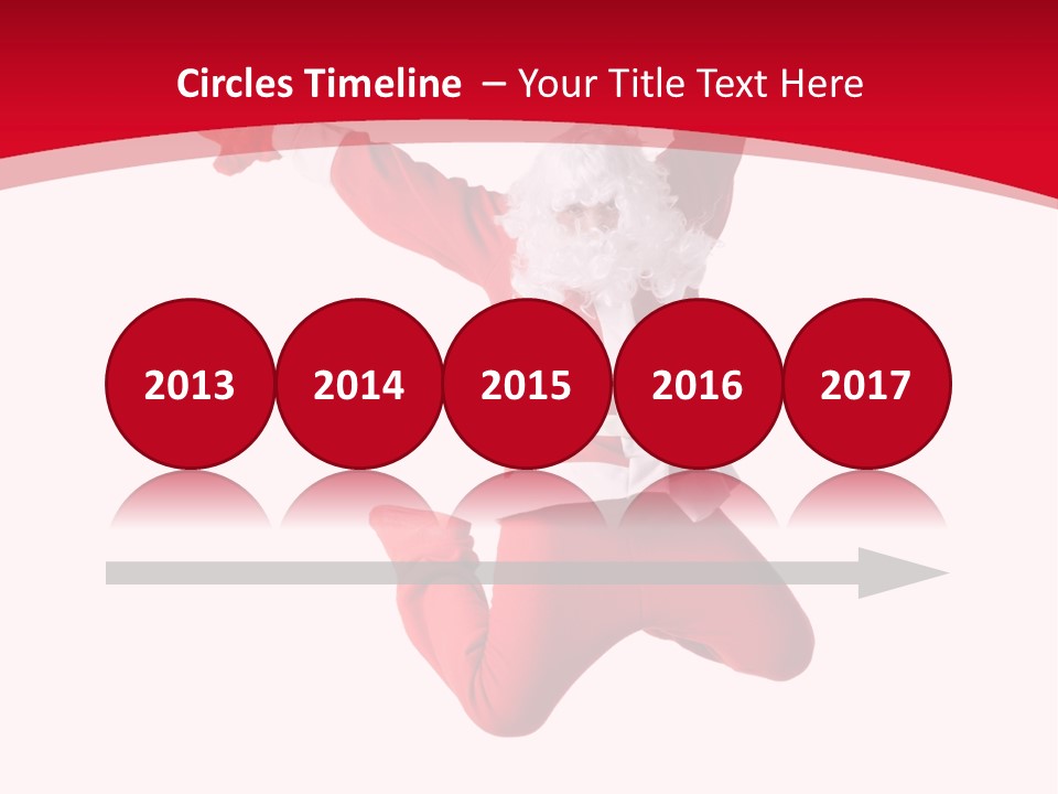 December Hip Hop Dancer PowerPoint Template