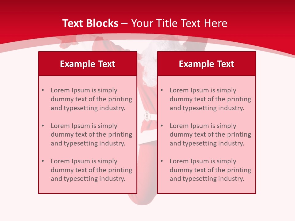 December Hip Hop Dancer PowerPoint Template