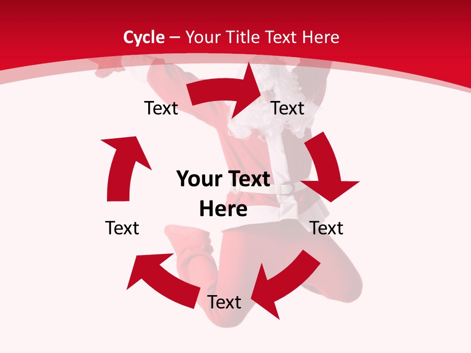 December Hip Hop Dancer PowerPoint Template