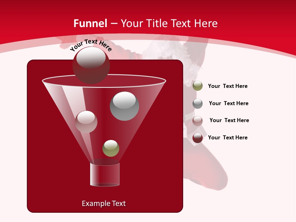 December Hip Hop Dancer PowerPoint Template