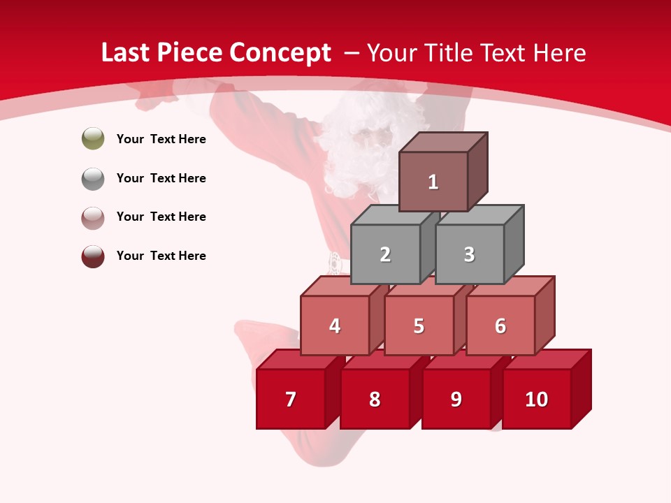 December Hip Hop Dancer PowerPoint Template