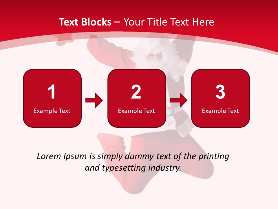 December Hip Hop Dancer PowerPoint Template