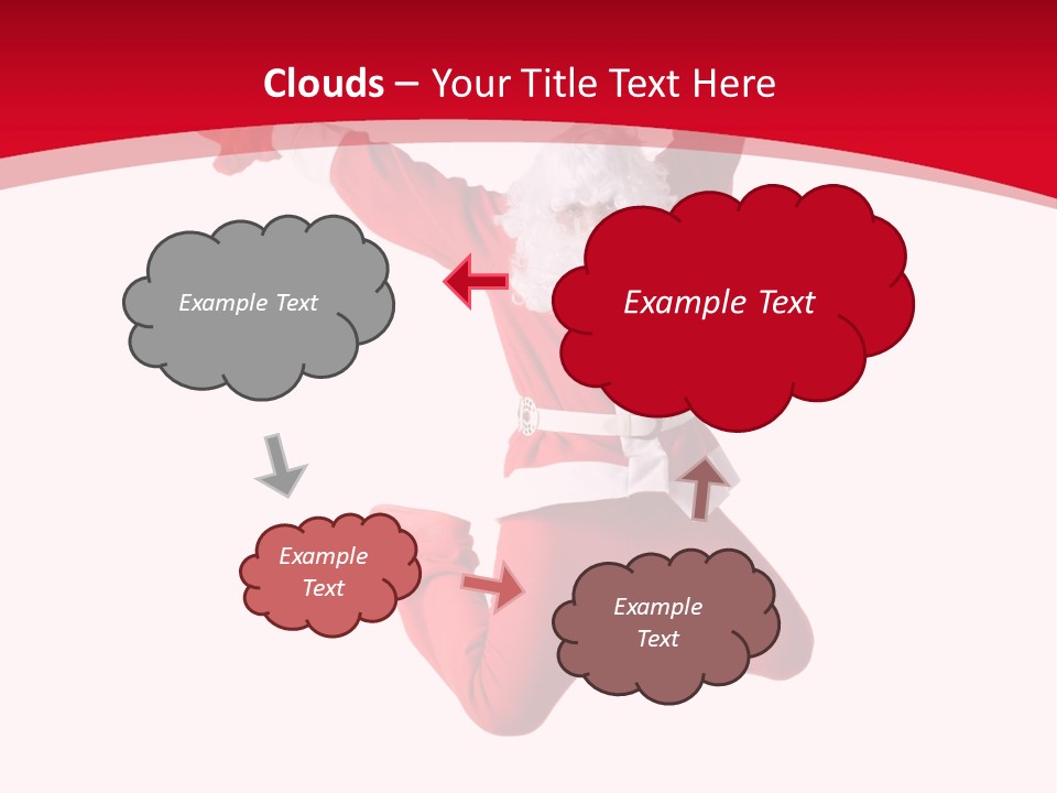 December Hip Hop Dancer PowerPoint Template