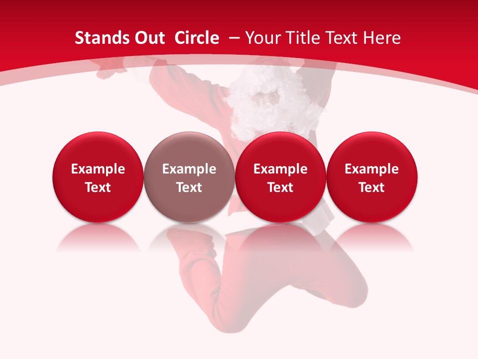 December Hip Hop Dancer PowerPoint Template