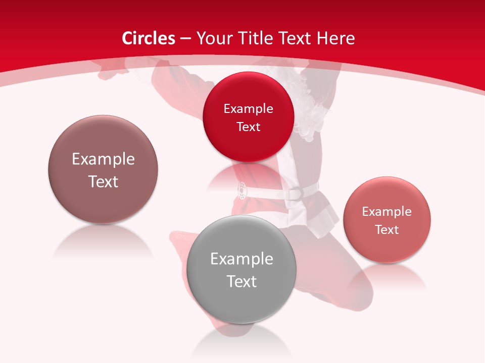 December Hip Hop Dancer PowerPoint Template