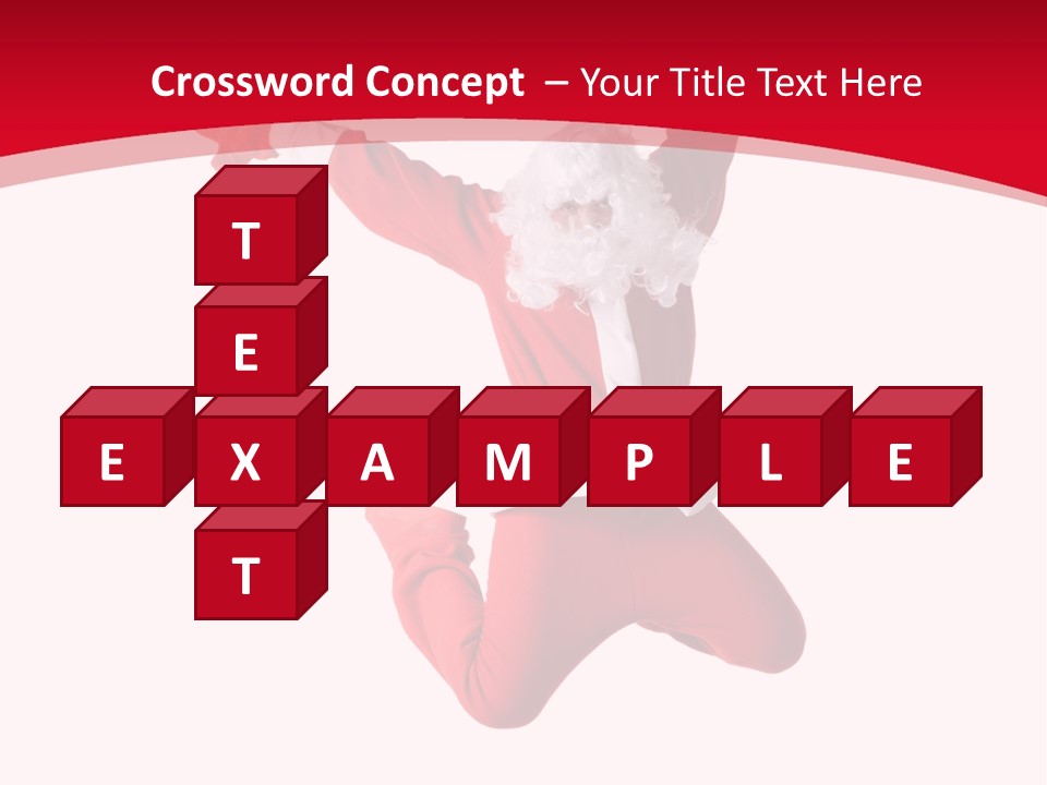 December Hip Hop Dancer PowerPoint Template