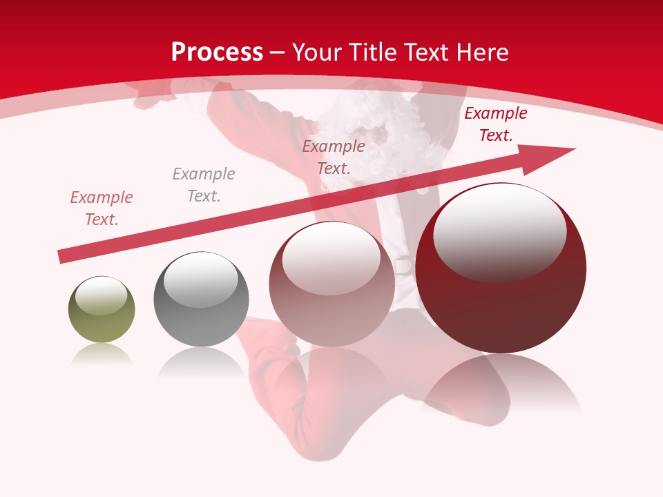 December Hip Hop Dancer PowerPoint Template