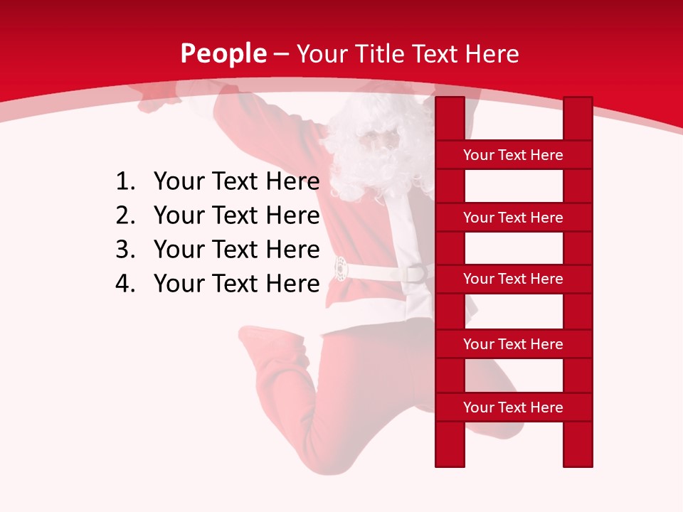 December Hip Hop Dancer PowerPoint Template