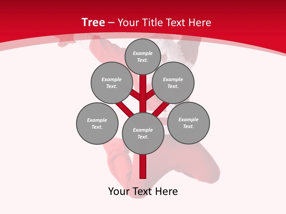 December Hip Hop Dancer PowerPoint Template