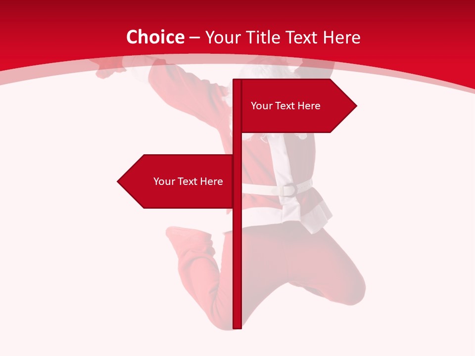 December Hip Hop Dancer PowerPoint Template