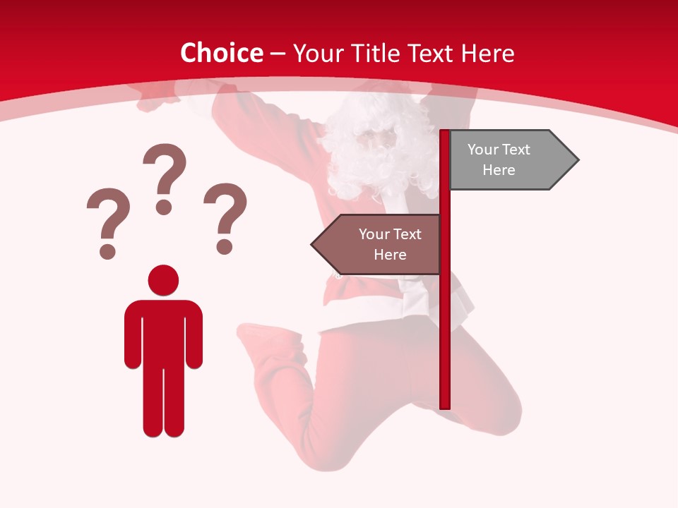 December Hip Hop Dancer PowerPoint Template