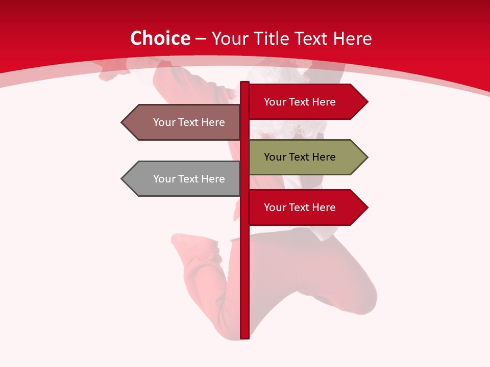 December Hip Hop Dancer PowerPoint Template