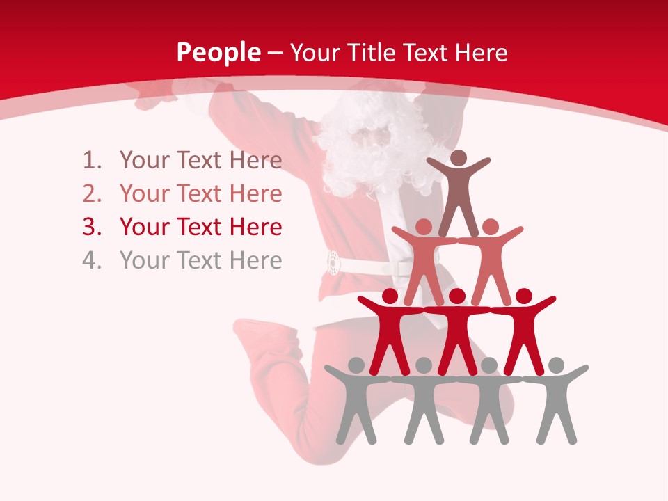 December Hip Hop Dancer PowerPoint Template