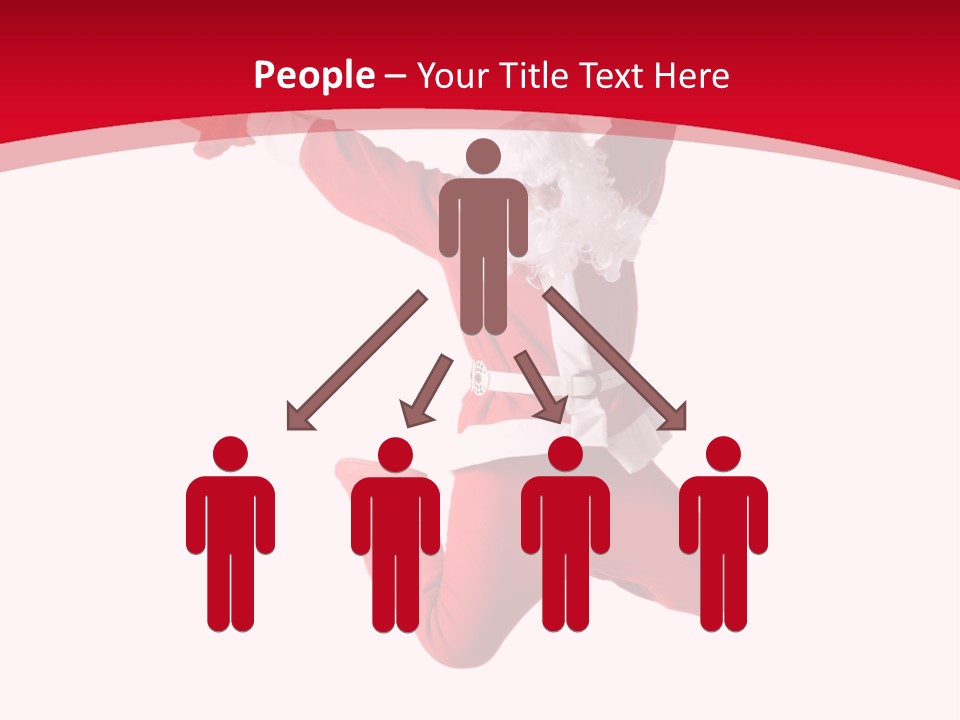 December Hip Hop Dancer PowerPoint Template