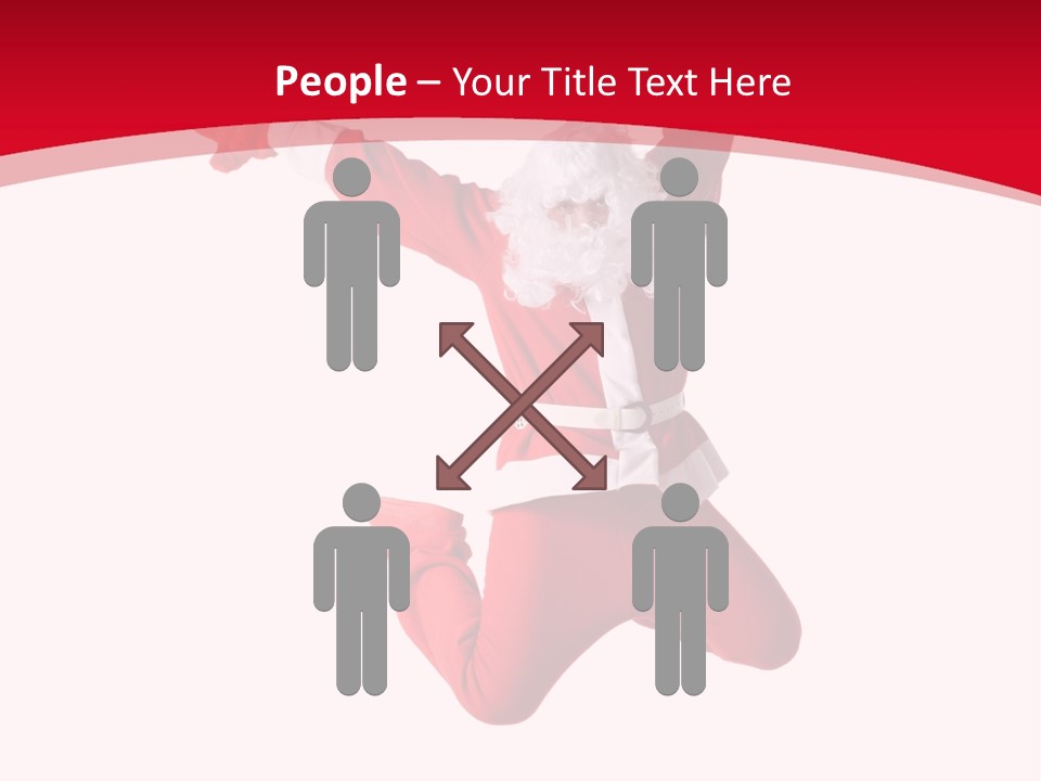 December Hip Hop Dancer PowerPoint Template