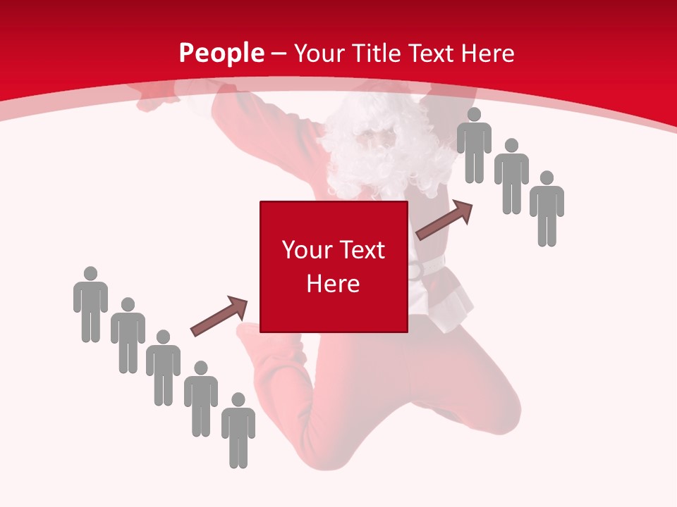 December Hip Hop Dancer PowerPoint Template