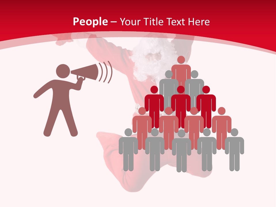 December Hip Hop Dancer PowerPoint Template