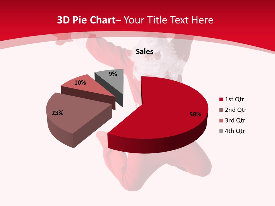 December Hip Hop Dancer PowerPoint Template