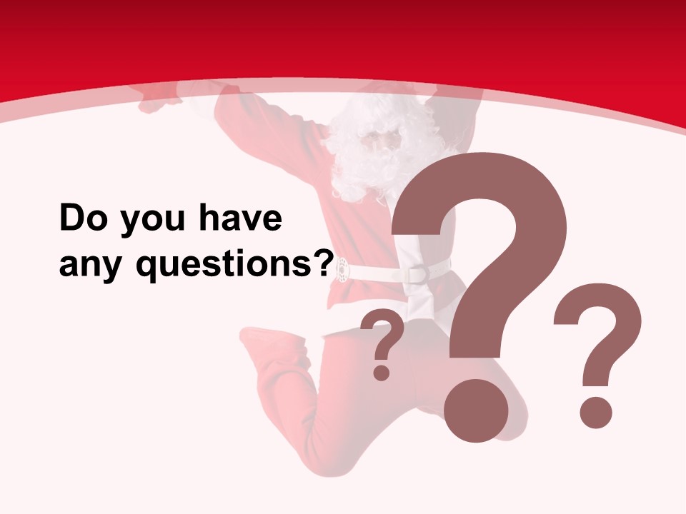 December Hip Hop Dancer PowerPoint Template